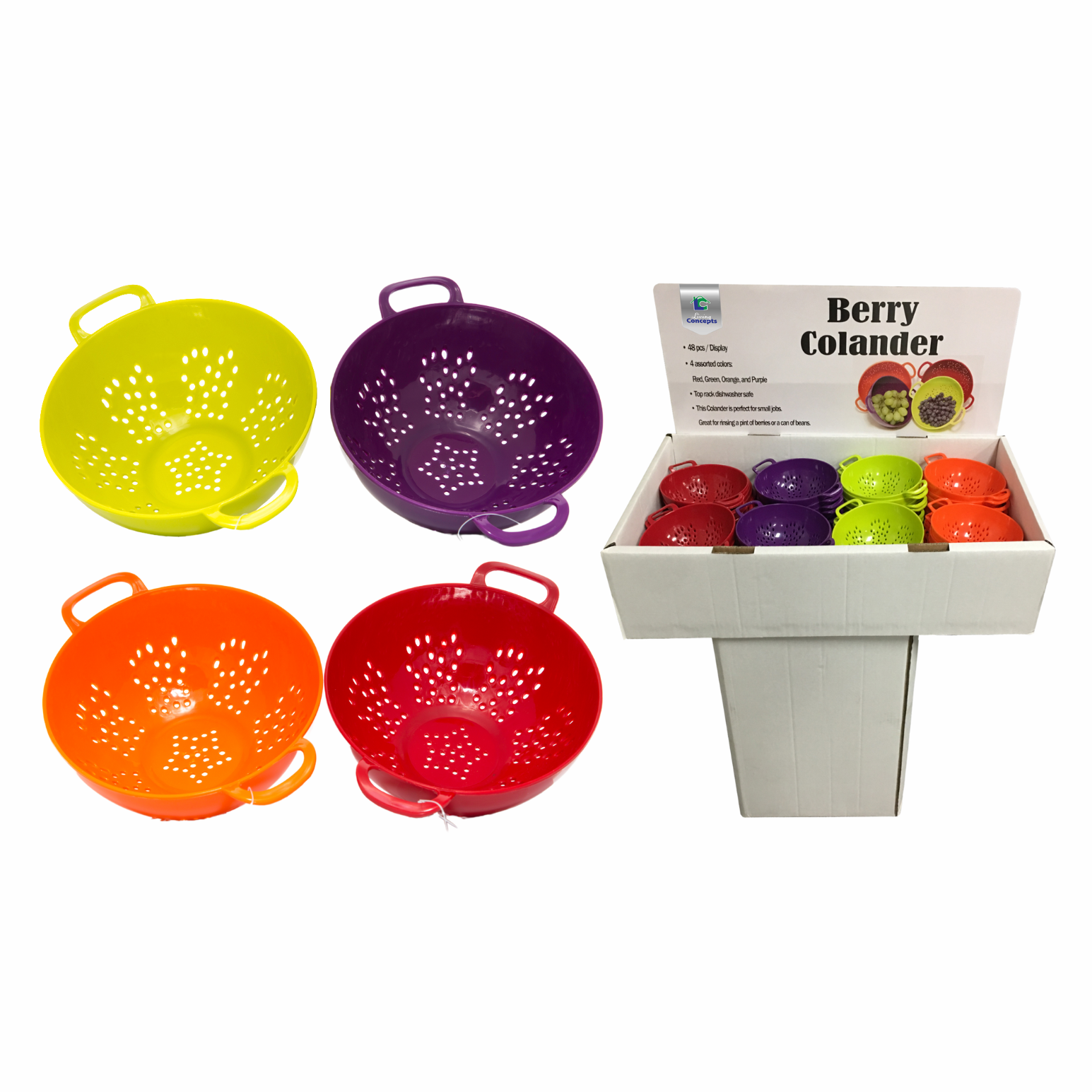 BERRY COLANDER - ASSTD COLORS FD – NFM - Living Concepts
