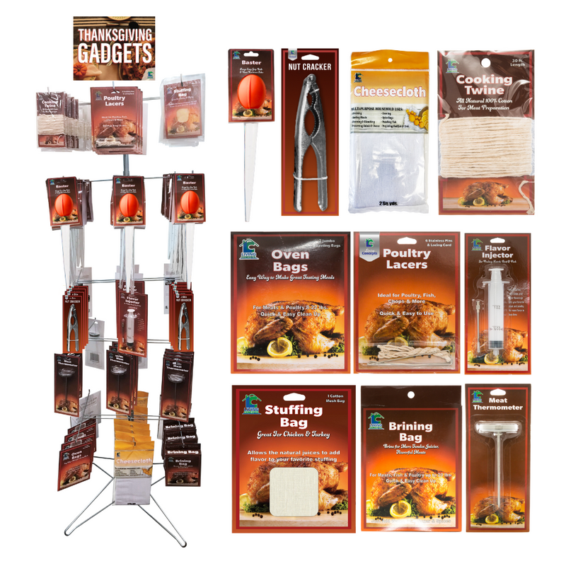 HOLIDAY DINNER ESSENTIALS SPINNER RACK – NFM - Living Concepts
